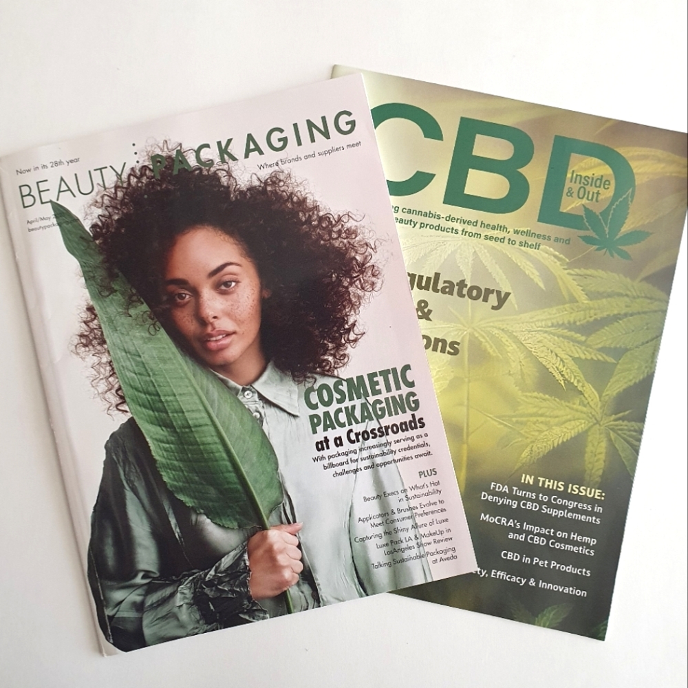 Beauty Packaging Magazine April, 2023 Beauty Products Trade Magazine + CBD